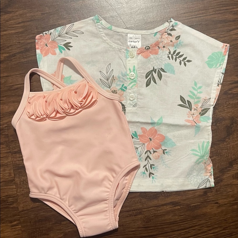 Bathing suit and coverup